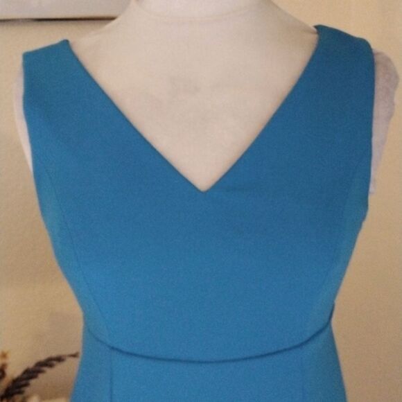 NWT DKNY Blue Ponte Knit Sheath Dress - Picture 6 of 12